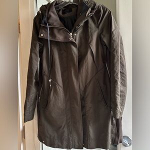 Zara basic raincoat with hood size S